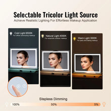 Load image into Gallery viewer, Lighted Vanity Mirror with LED Lights - 5X Magnification & Touch Control