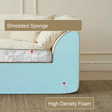 Load image into Gallery viewer, L-Shaped Sectional Sofa - Oversized Deep Seat with Ottoman