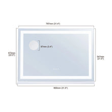 Load image into Gallery viewer, Lighted Vanity Mirror with LED Lights - 5X Magnification & Touch Control