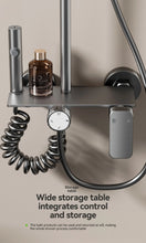 Load image into Gallery viewer, Multifunction Shower System - Gunmetal Gray Aluminum with Rotary Knob