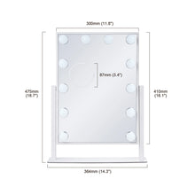 Load image into Gallery viewer, Lighted Vanity Mirror with LED Lights - 5X Magnification & Touch Control
