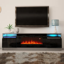 Load image into Gallery viewer, Television Cabinet with Fireplace