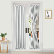 Load image into Gallery viewer, French Blackout Door Curtains, 1 Curtain Panel with Tieback
