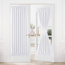 Load image into Gallery viewer, French Blackout Door Curtains, 1 Curtain Panel with Tieback
