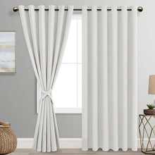 Load image into Gallery viewer, Blackout Curtains with Tiebacks, Set of 2 Panels
