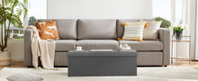 Load image into Gallery viewer, Folding Storage Ottoman Bench - Hidden Storage Footstool
