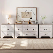Load image into Gallery viewer, Rustic Wooden Dresser Set
