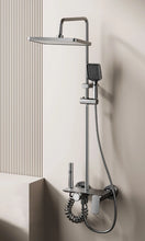 Load image into Gallery viewer, Multifunction Shower System - Gunmetal Gray Aluminum with Rotary Knob
