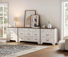 Load image into Gallery viewer, Rustic Wooden Dresser Set
