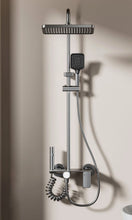 Load image into Gallery viewer, Multifunction Shower System - Gunmetal Gray Aluminum with Rotary Knob
