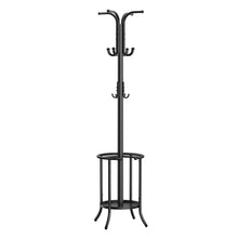 Load image into Gallery viewer, Freestanding Coat Rack with Umbrella Holder - 12 Hooks, 175cm
