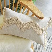 Load image into Gallery viewer, Fringed Suede And Velvet Pillowcase
