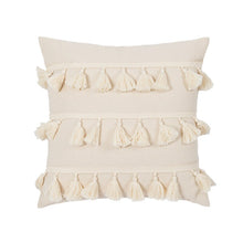 Load image into Gallery viewer, Fringed Suede And Velvet Pillowcase
