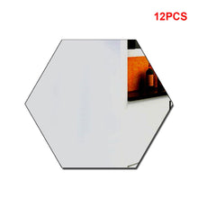 Load image into Gallery viewer, 12pcs 3D Mirror Wall Sticker
