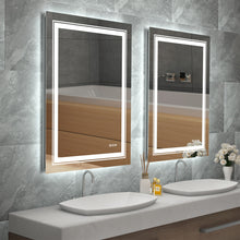 Load image into Gallery viewer, Large LED Bathroom Mirror with Anti-Fog, Dimmable
