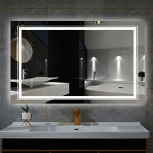 Load image into Gallery viewer, Large LED Bathroom Mirror with Anti-Fog, Dimmable
